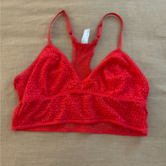 Red Lace Bralette - Picture 1 of 3